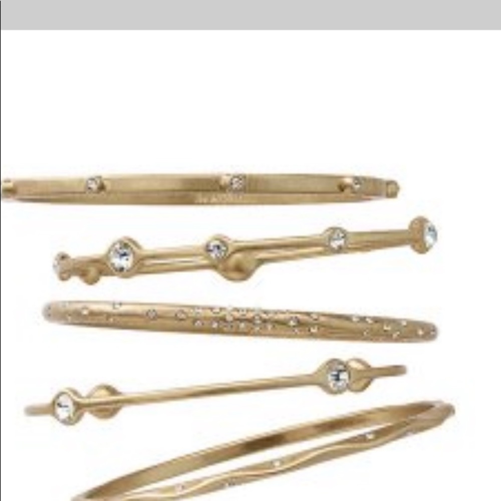 Retired lia sophia Bangle set of 5 Bracelets - small